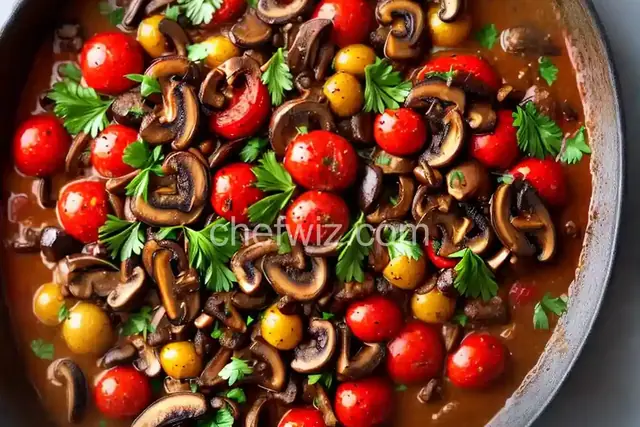 Warm Wild Mushroom and Roasted Tomatoes
