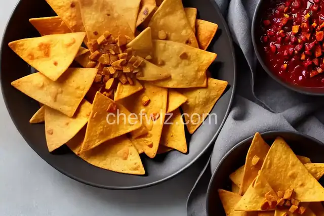 Warmed and Spiced Tortilla Chips