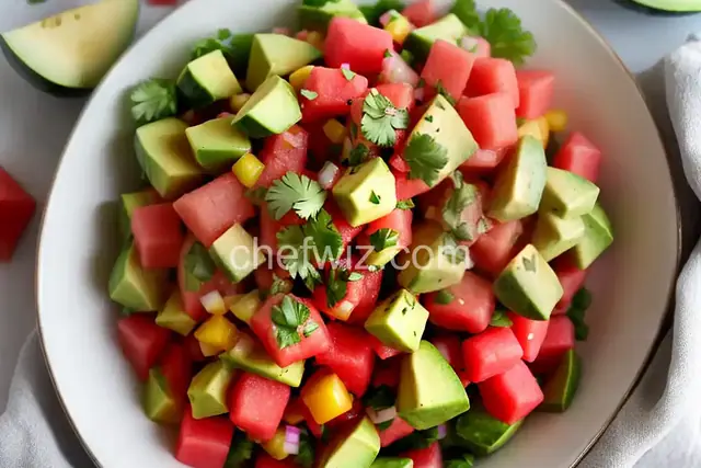 Watermelon Avocado Salsa