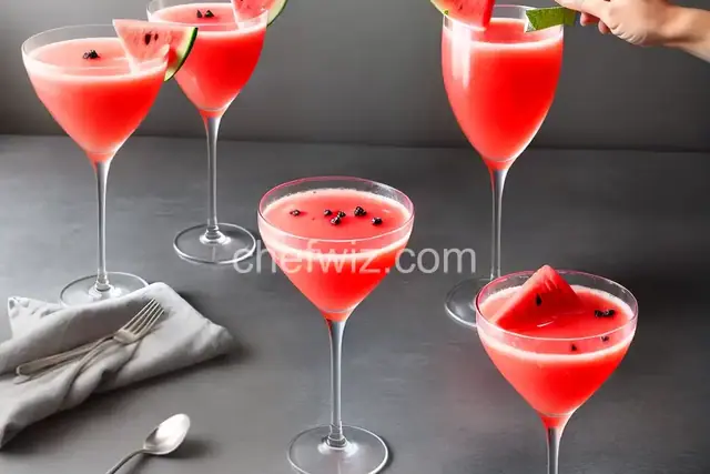 Watermelon-Champagne Cocktail