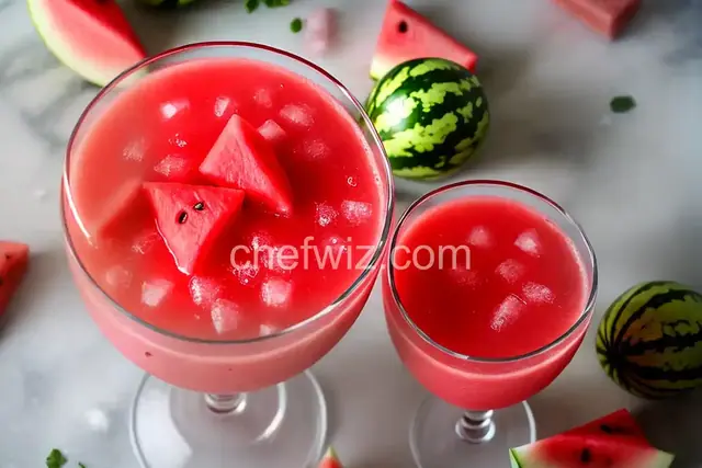 Watermelon Cooler Slushy