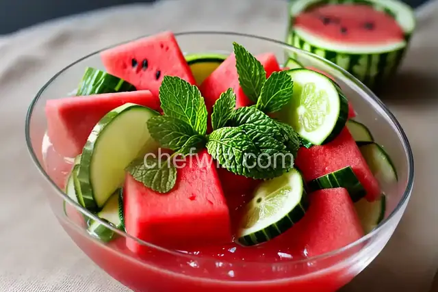 Watermelon-Cucumber Agua Fresca