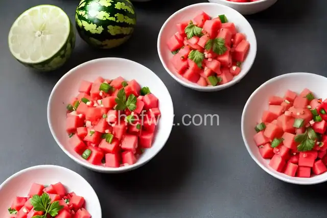 Watermelon Fire and Ice Salsa
