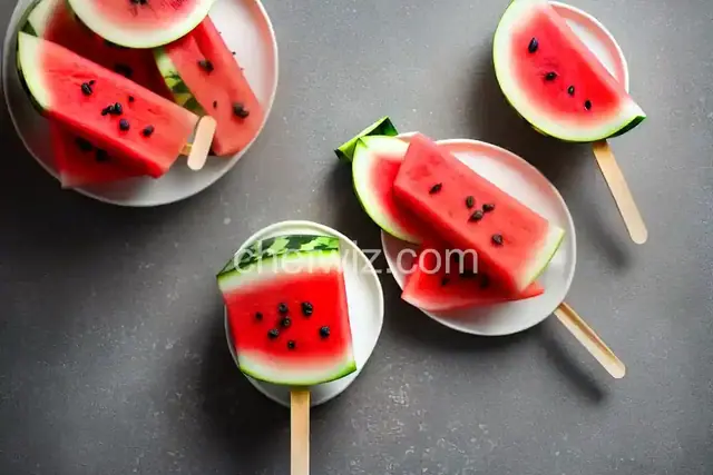 Watermelon Ice Pops