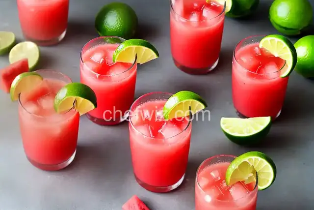 Watermelon Lime Agua Fresca