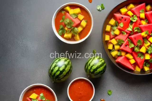 Watermelon-Mango Habanero Hot Sauce