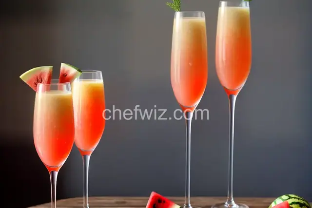 Watermelon Mimosas