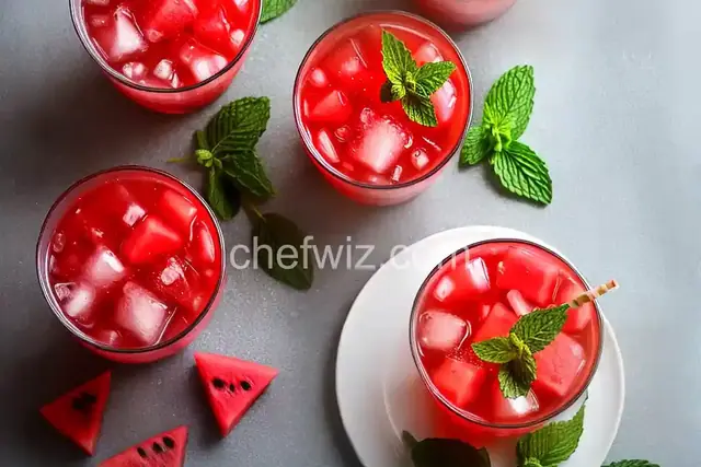 Watermelon-Mint Iced Tea (Greek Inspired)