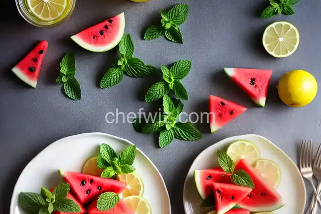 Watermelon-Mint Lemonade Recipe