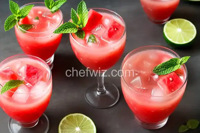 Watermelon Mojitos