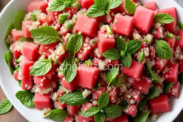 Watermelon Quinoa Salad