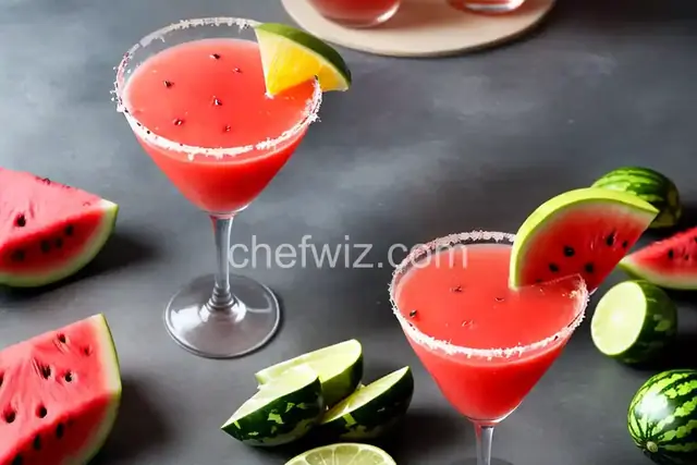 Watermelon Rum Cocktail