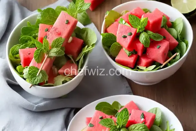 Watermelon Salad on a Stick