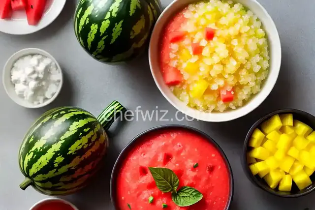 Watermelon and Bell Pepper Slush