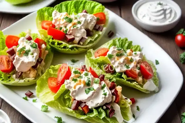 Wedge Salad on a Stick