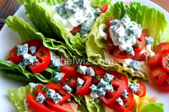Wedge Salad with Blue Cheese Dressing