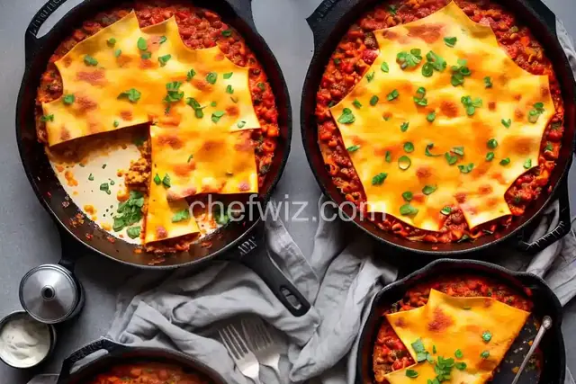 Weeknight Skillet Lasagna