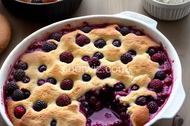 Wendy's Easy Blackberry Cobbler