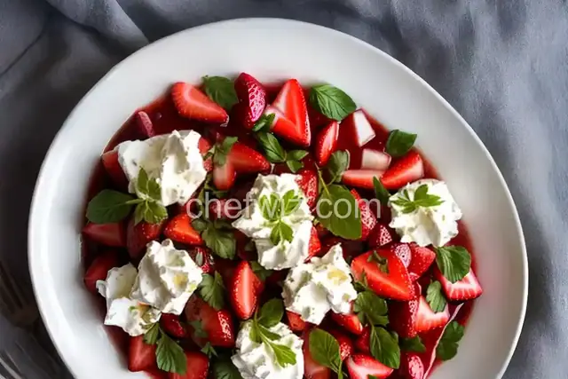 Whipped Feta With Balsamic Roasted Strawberries