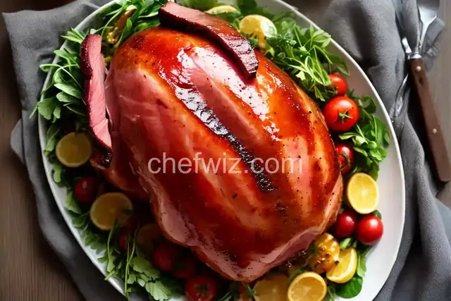 Whiskey-Glazed Ham