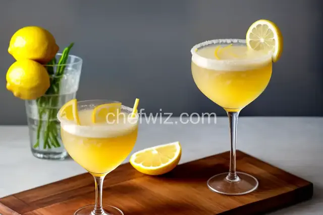 Whiskey Sidecar Slush with Broiled Lemon Juice