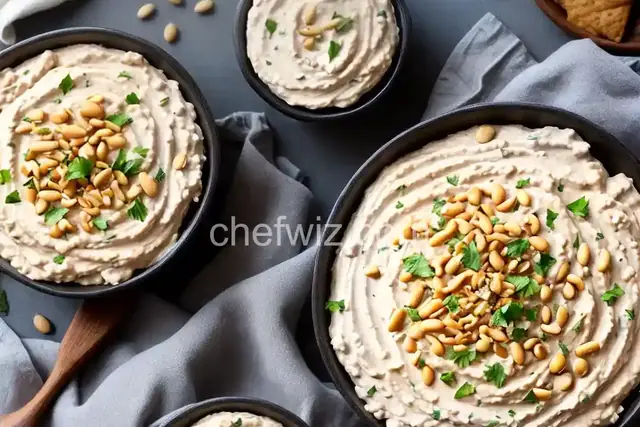White Bean Dip with Pine Nuts