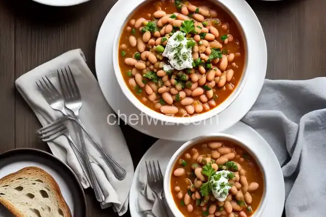 White Bean Ragout with Toast