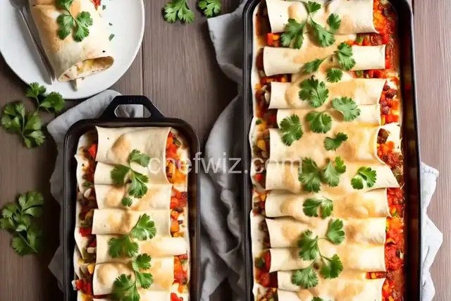 White Chicken Enchiladas