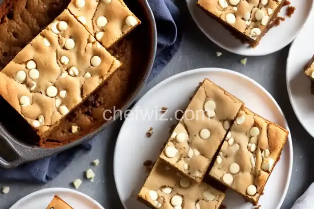 White Chocolate Blondie Brownies