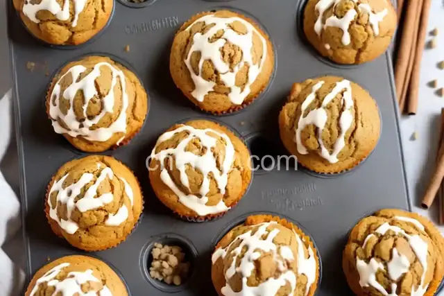 White Chocolate Pumpkin Spice Muffins