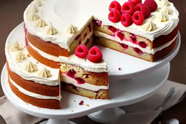 White Chocolate-Raspberry Cake