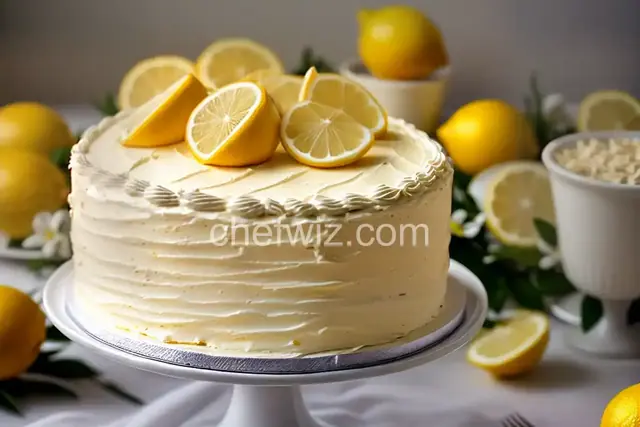 White Chocolate and Lemon Wedding Cake