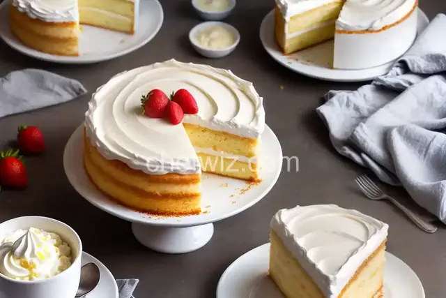White Tres Leches Cake