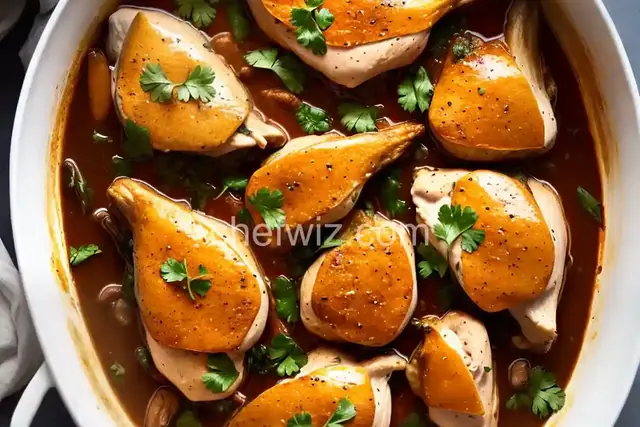 White Wine–Braised Chicken