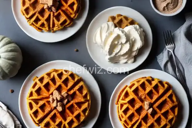 Whole Grain Pumpkin Spice Waffles