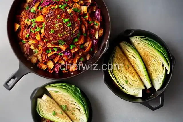 Whole Roasted Cabbage