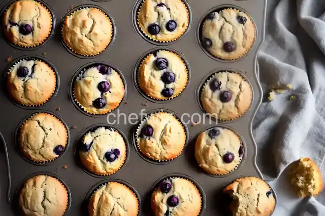 Whole Wheat Blueberry Muffins