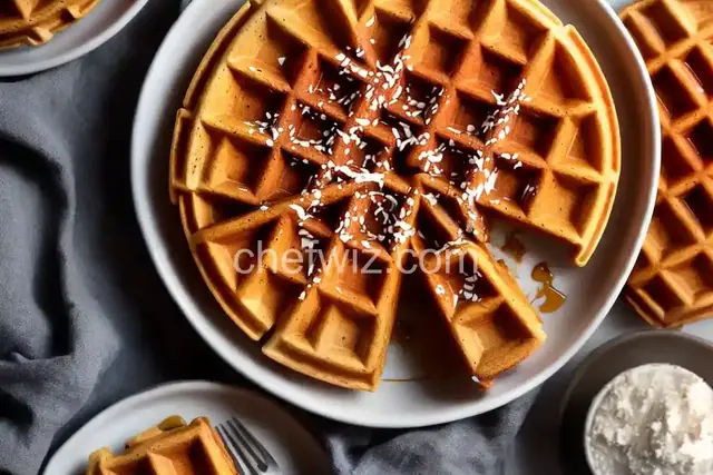 Whole Wheat Coconut Waffles