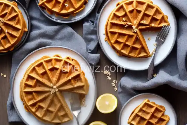 Whole Wheat Oat Waffles