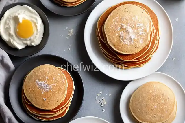 Whole-Wheat Oatmeal Pancakes