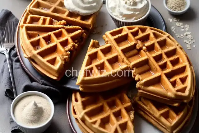 Whole Wheat–Oat Waffles