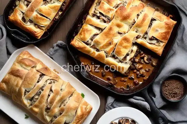 Wild Mushroom Strudel