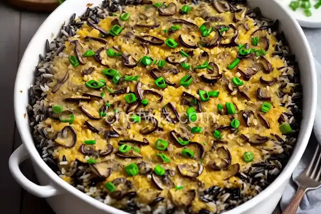 Wild Rice Mushroom Casserole