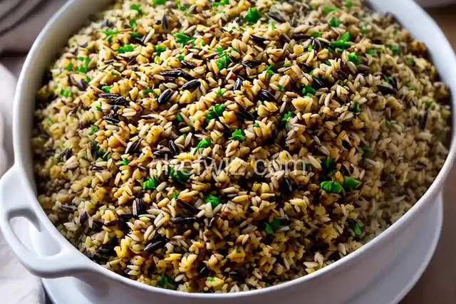 Wild Rice Stuffing for Turkey