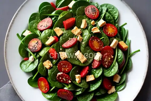 Wilted Spinach Salad