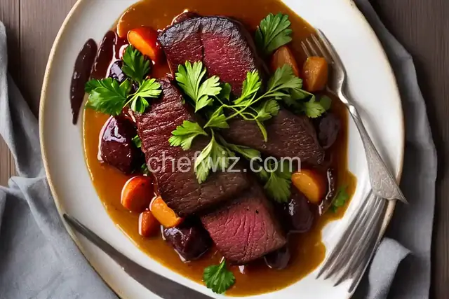 Wine-Braised Venison Neck Recipe