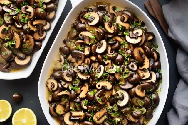 Wine-Soaked Mushrooms