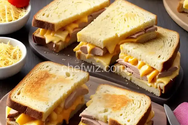 Winning Deviled Ham and Cheese Sandwich