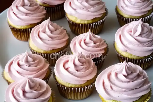Winning Recipe Raspberry Cupcakes with Champagne Buttercream Frosting