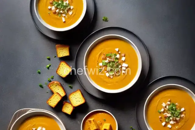Winter Squash Soup With Gruyère Croutons